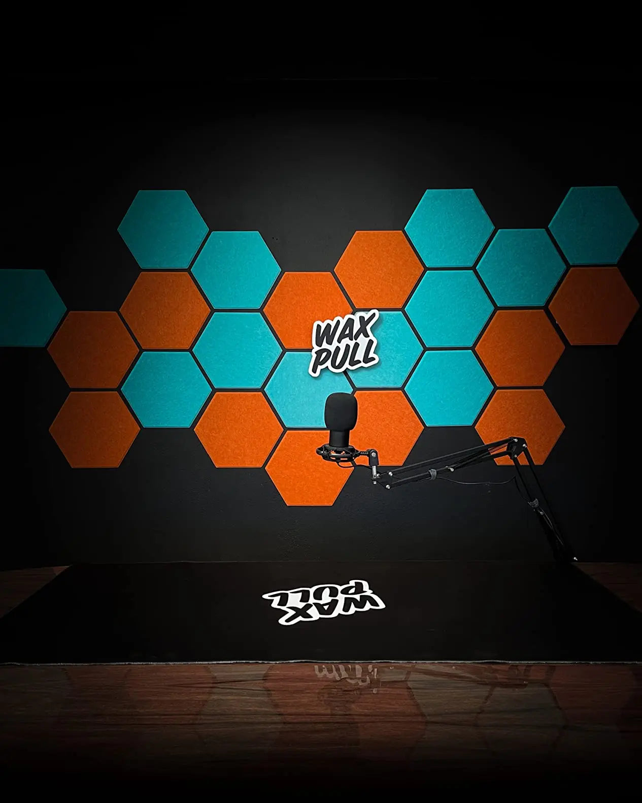Modern Hexagonal Sfelt Acoustic Wall Panel Studio Equipment for Recording Room for Living Room Acoustic Wall Recording