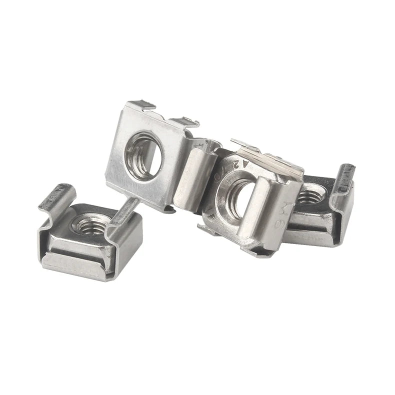 Stainless Steel M5 M12 Square Weld Lock Cage Nuts Grade 4/6/8/10 GB Standard