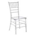 Italian Furniture Stackable clear Transparent Plastic Chivari Chair with Cheap Price
