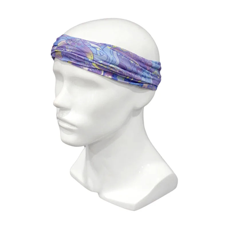 Custom Printed Easy-to-Wear Multifunction Headwear Bandana Made of Polyester for Spring Season