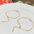 Manufacturer Wholesale Natural High-quality Freshwater Pearl Bracelet Half Moon Bracelet 8-9MM 1 Piece Fashionable Bracelet