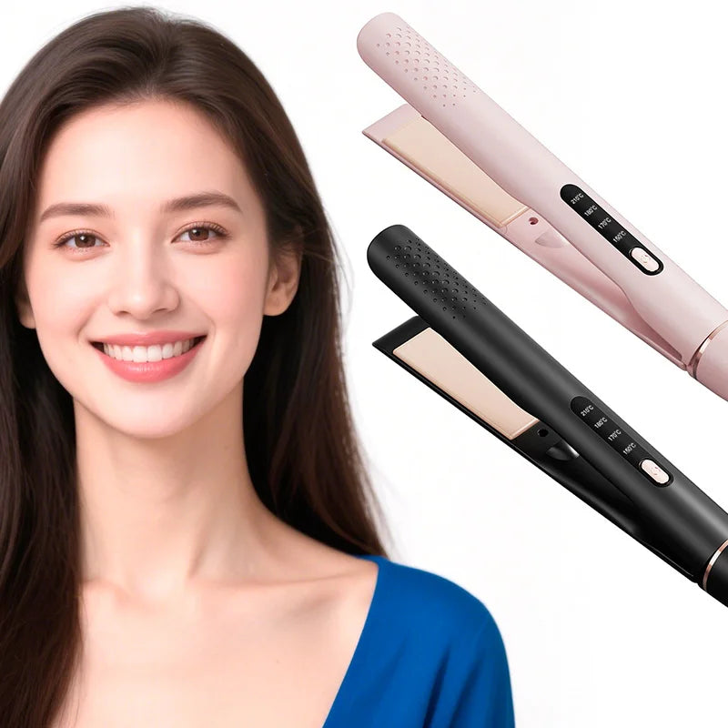 Hair Straightener Curling Tools Wave Roll Fast Hot PTC Wired  Hair Straightener Electric Curler Flat Iron Fluffy Hair Device