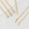 Golden Necklace for Men Extension Chain Brass 18k Gold Plated Necklace Making Tail Chain Get Married for Jewelry Making