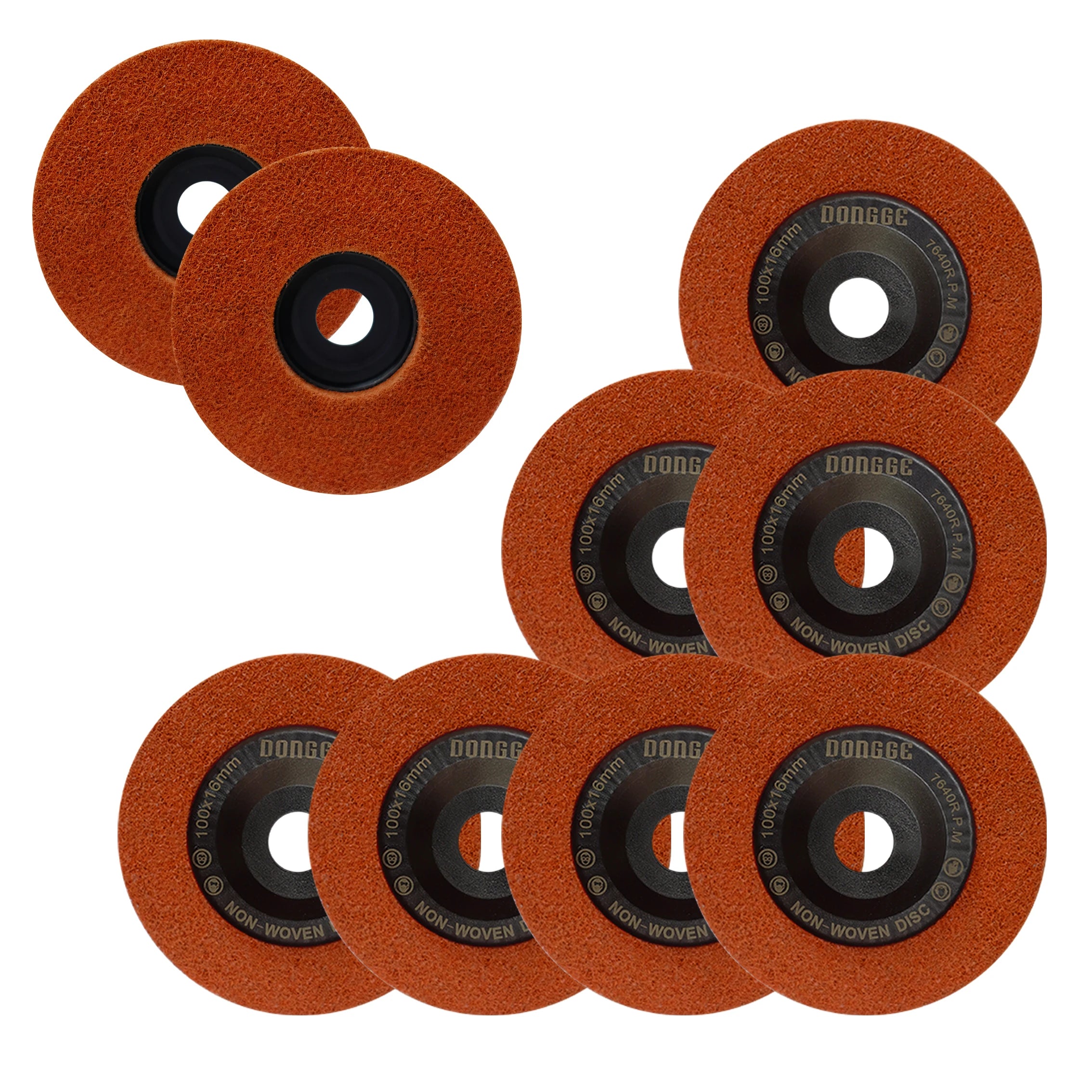 OEM Support High Quality Non-Woven Abrasive Disc Grinding Polishing Wheel for Stainless Steel