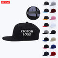 China Manufactures Polyester Flat Brim Sports Cap Breathable Flat Bill Hip Hop Snapback Hat
