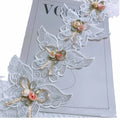 JFL090 Organza Three-D Double Lace butterfly Handmade Lace Diy Hair Accessories Crafts Children's and Decal Accessories