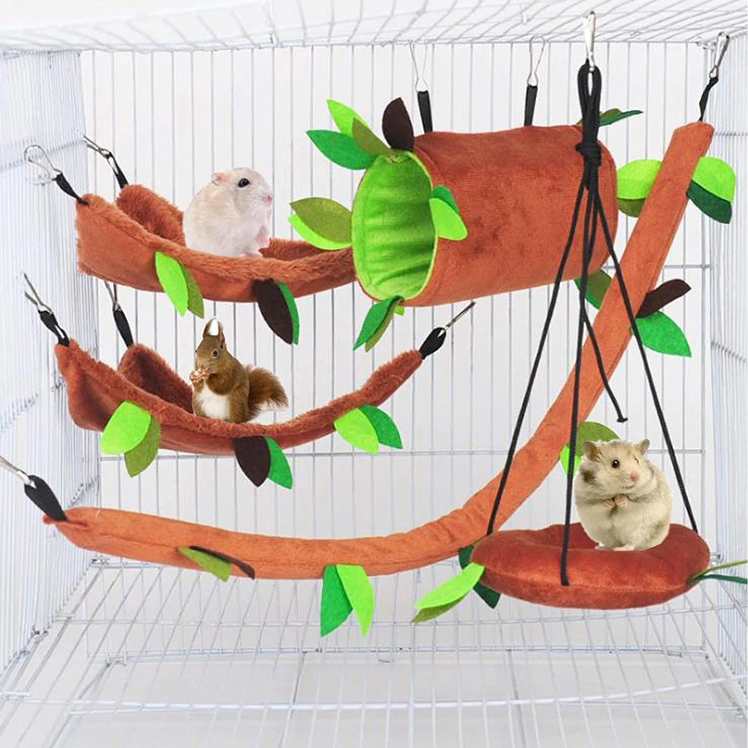 Wholesale Cute Small Animal Parrot Bird Hamster Swing Hommock