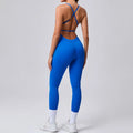 Women's High Neck Slimming Compression Yoga Bodysuit Long Soft Design With Scrunch Back for Sports & Jumpsuits