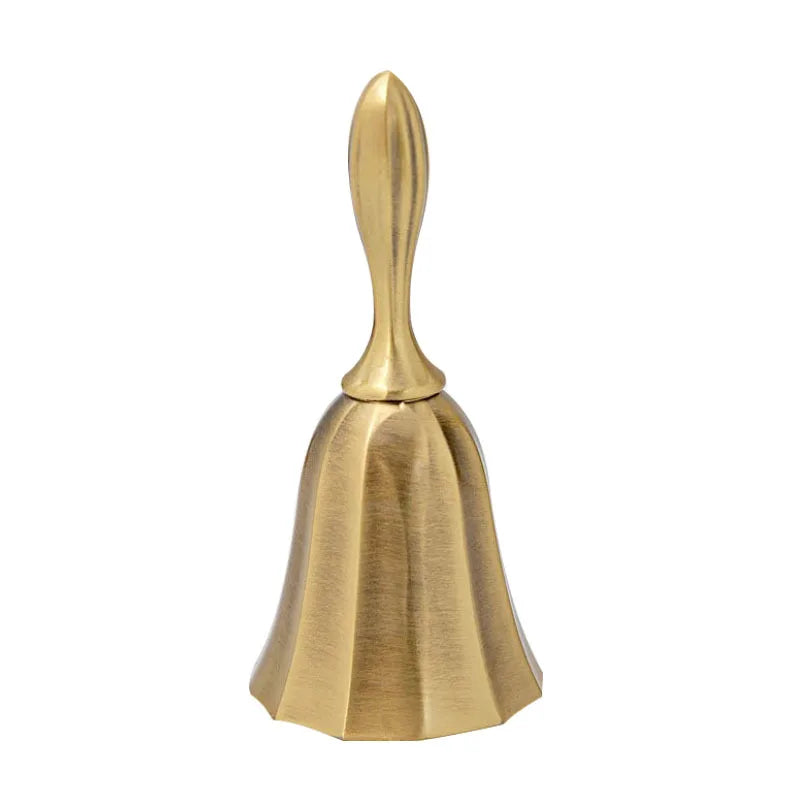 Metal Bar Restaurant Bar Bell VegetableTable Bell High Grade Simple Pastoral Small Hand-Operated Dining Call the Bell
