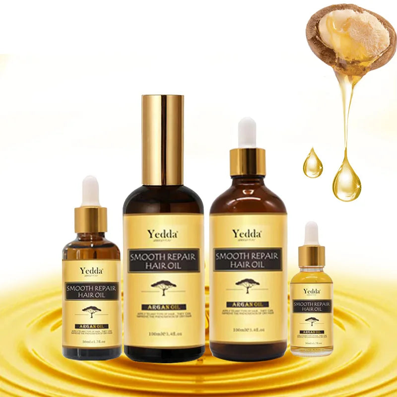 Customized Label OEM/ODM Hair Care Products Natural Herbal Moisturizing Argan Oil Scalp and Hair Care Sets