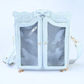 Custom Cute Bear Clear Ita Bag Anime Accessories Crossbody for Kpop Doll Display Concert/Anime Expo Daily Casual Sling Bag