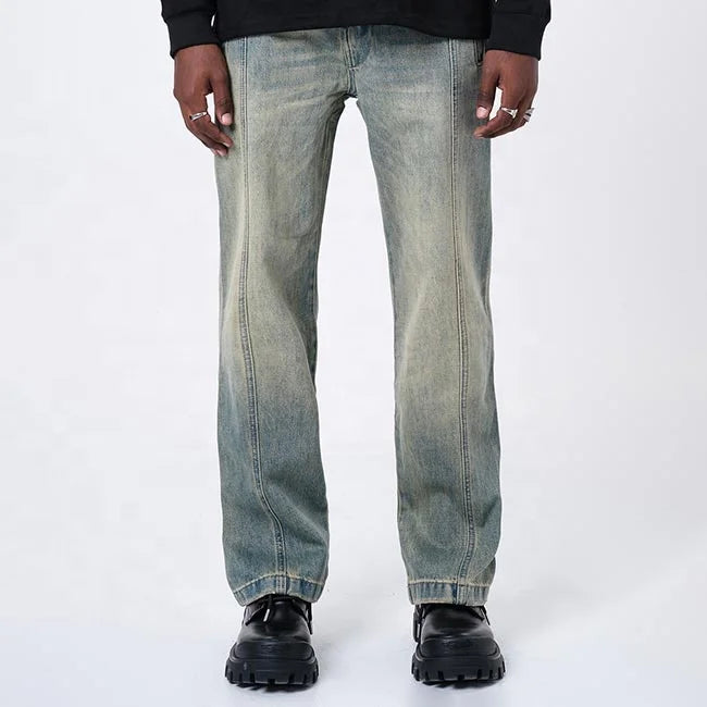 Street Star Denim Jeans Men Dropship Top Quality Custom Jeans for Men Stock
