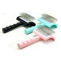 Manufacturer Wholesale Outils De Toilettage Pet Hair Remove Steel Needle Brush Pet Comb Dog Grooming Needle Comb