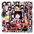 100Pcs Kakegurui Anime Cartoon Graffiti Decorative Stickers Notebook Laptop Waterproof Sticker Set