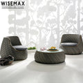 Modern Garden Rattan Chair Patio Outdoor Rattan Sofa Furniture Set Handmade Weaving Rattan Outdoor Small Sofa Chair