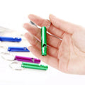Factory Price Whistle Aluminum Small Size Camping Hiking Apito Survival Silbar Emergency Sifflet Outdoor EDC Tools Train Whistle