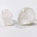 Huiying Additive Color Unique Crystal Stone 2 Inch clear Quartz Carving Skulls Head for Gift