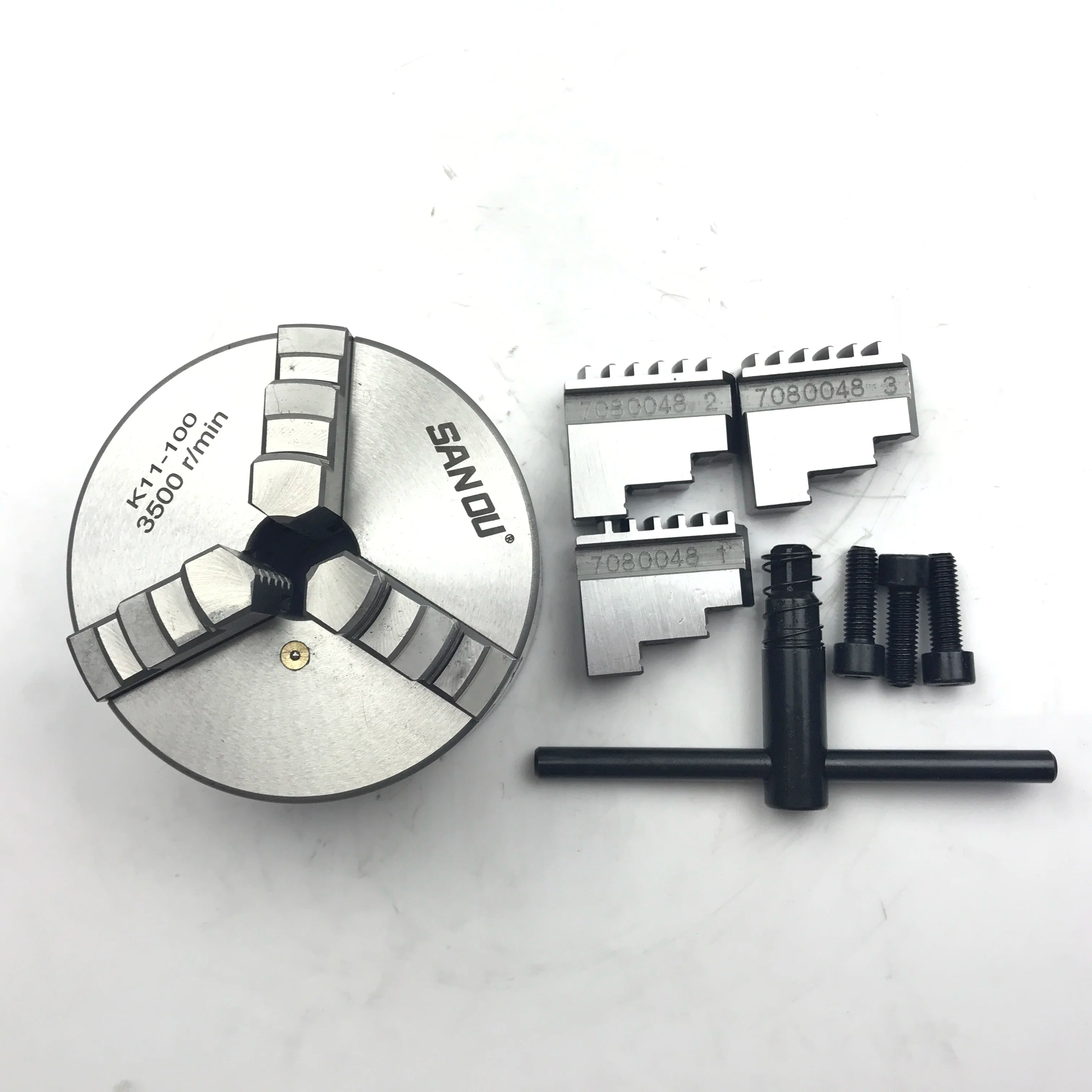 3 Jaw Steel Scroll Lathe Chuck Sanou Optional Wooden Cases CN;ZHE Manual 1 Set 125mm K11 Model