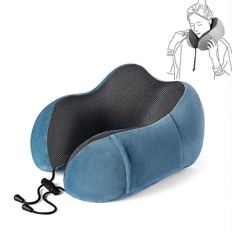 Memory Foam Neck Pillow Travel Pillows Head Support for Home Members Car Sleeping Rest Travel Accessories