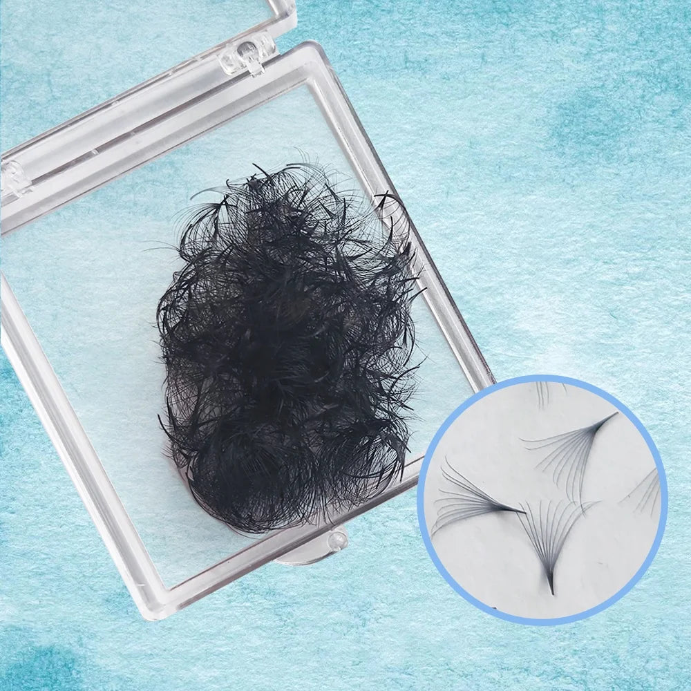Loose Promade Fans No Bond Pointy Base Fans Eyelash Extensions Easy Fanning Volume Trays