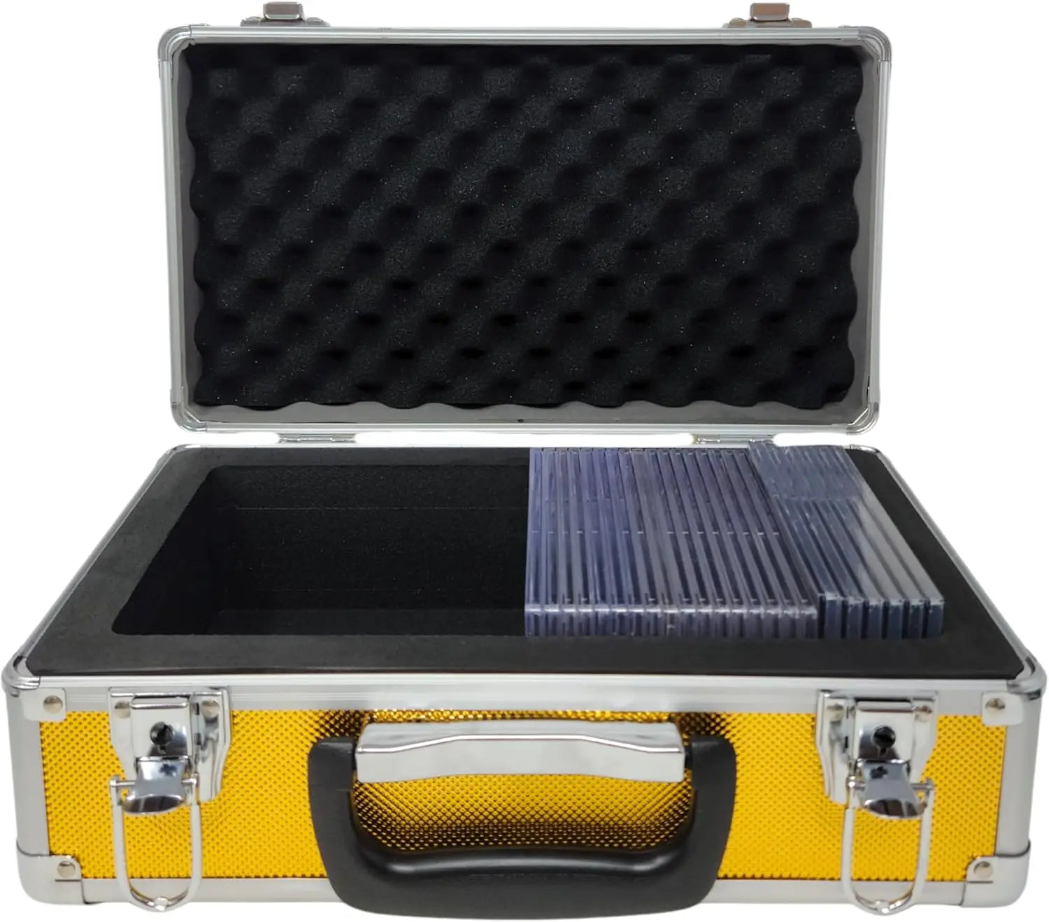Aluminum Durable OEM/ODM Briefcase for Graded Sports Trading Cards & Slab Storage with Anti-Dust IP65 Protection