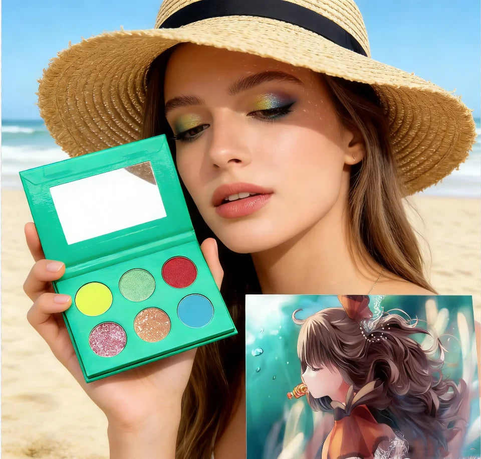 Custom Manufacturers DIY Waterproof Eye Shadow Private Label OEM Wholesale Makeup High Pigmented Vegan Eyeshadow Palette