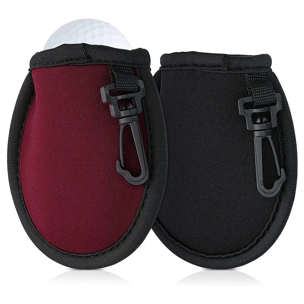 Neoprene Portable Golf Ball Pouch for Cleaning and Storing Golf Ball