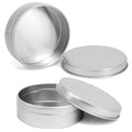 Custom Storage Wax Aluminum Jars Large Round Metal Tins Round Empty Tin Can Jars Round Cosmetic Cream Aluminum Jar 100ml