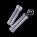 Transparent Flower Nutrition Fresh-keeping Tube With Cover Floral Water Storage Plants Rhizome Hydroponic Small Tubes