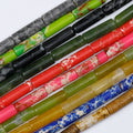 4*13mm Cylinder Shape Loose Beads Strand  Jewelry Making  Bead Bracelet Natural Stone Loose Beads Strand
