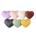 Natural Facial Sponges for Gentle Cleansing and Face Exfoliating for Use with Wash Cleanser or Oil to Clean Skin Heart Shape