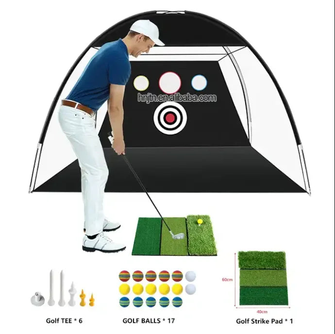 Factory Direct Sales Golf Net 10x7ft Golf Practice Net with Accessories  Backyard Driving Chipping Swing Training