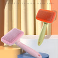 Wholesale Pet Self Cleaning Slicker Brush Comb Pet Dog Cat Hair Removal Brush Comb