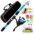 ORJD Ultra-short Casting Telescopic 1.8m Fishing Sea Carbon Lure Fishing Rod Fishing Rod With Spinning Reel Saltwater Set MegaBDM