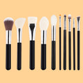 Silicone Makeup Applicators - Perfect for Liquid and Cream Products Portable Travel Makeup Brush Set - Compact and Lightweight