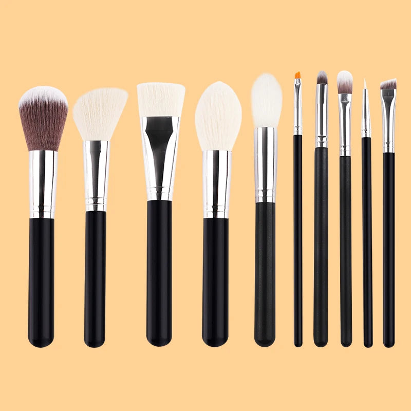 Silicone Makeup Applicators - Perfect for Liquid and Cream Products Portable Travel Makeup Brush Set - Compact and Lightweight
