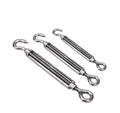 DIN1480/1479 Marine Open Body Stainless Steel Wire Rope Tension Turnbuckle M12 20mm