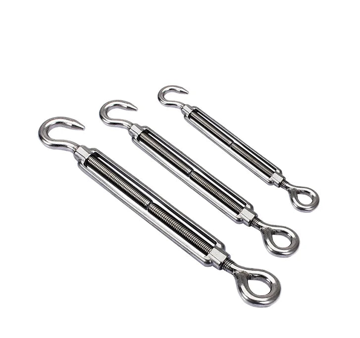 DIN1480/1479 Marine Open Body Stainless Steel Wire Rope Tension Turnbuckle M12 20mm