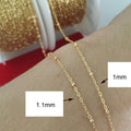 GC038 Latest Factory Wholesale Jewelry 14K Gold Filled Bulk Chain for Necklace Making