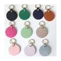 Leather Carnation Flowers Shape Key Chain Faux Leather Flower Keychain Strap Key Ring