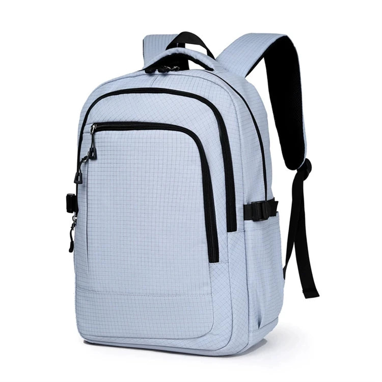 Extra Large 17.3 Inch Nylon Laptop Backpack Anti-Theft Multi-Function USB Charging Port Waterproof Unisex Zipper 20-39L