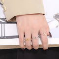 Classic Solid Twisted 925 Sterling Silver Twist Ring for Women