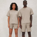 Summer Plus Size Unisex Designer T-shirts Custom Sweatsuit Jogger Set Knitting Eco-Friendly Breathable