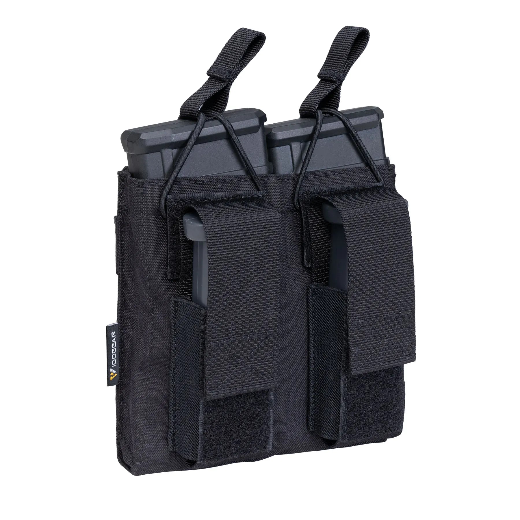 IDOGEAR 500D Double Stack Kangaroo 9mm Mag Pouch Tactical Molle Pouches 5.56mm Mag Pouch