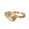 New Design Trendy Gold Plated Stainless Steel Luxury Ring for Women Decoration