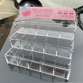 Multi Tiered Dump Acrylic Candy Bin Storage and Display Container Box for Supermarket Nuts