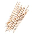 TSZS 10pcs/bag Orange Wood Cuticle Stick Disposable Wooden Cuticle Pusher Manicure and Pedicure Tools Nail Wooden Sticks