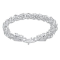999 Sterling Silver Dragon Bracelet Men's Punk Hip Hop Rock Fashion Classic Bracelet Jewelry Gift