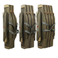 Custom 2 3 4 Layer Oxford Suitcase with Canvas Material for Carrying Fishing Rods