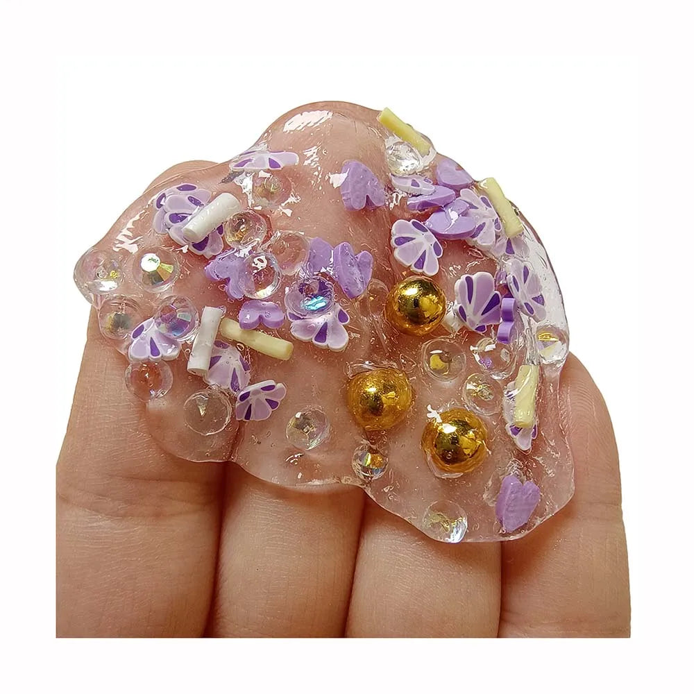 Mixture Confetti Shell Clay Slices Polymer Clay Sprinkles Pearls Diamond Rhinestone 3D Slime Confetti Decoration